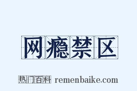 网瘾禁区是什么意思的图片